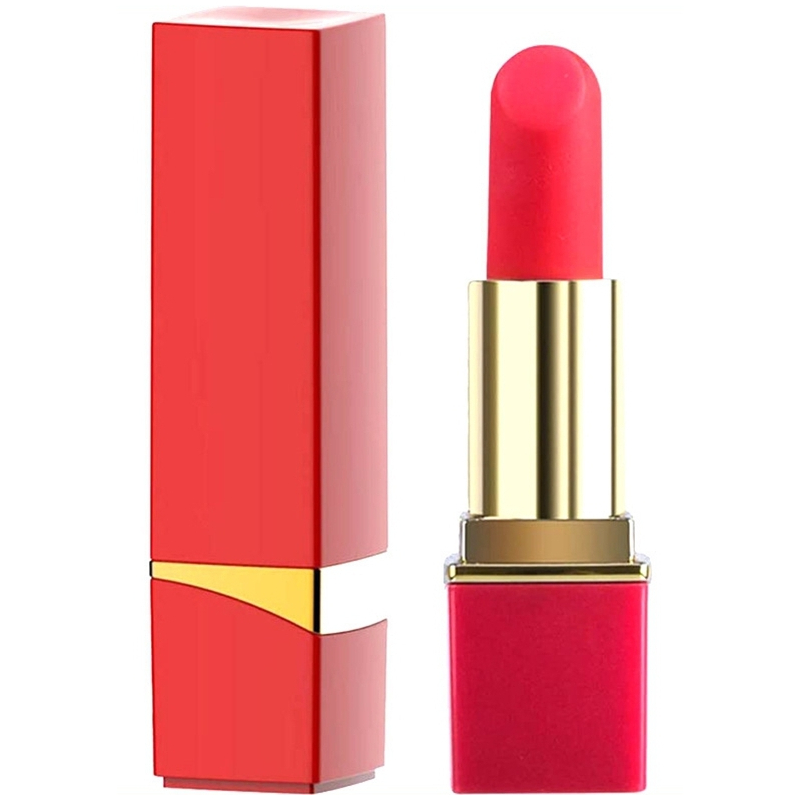 mini vibro lipstick rock 87 x 23cm rouge