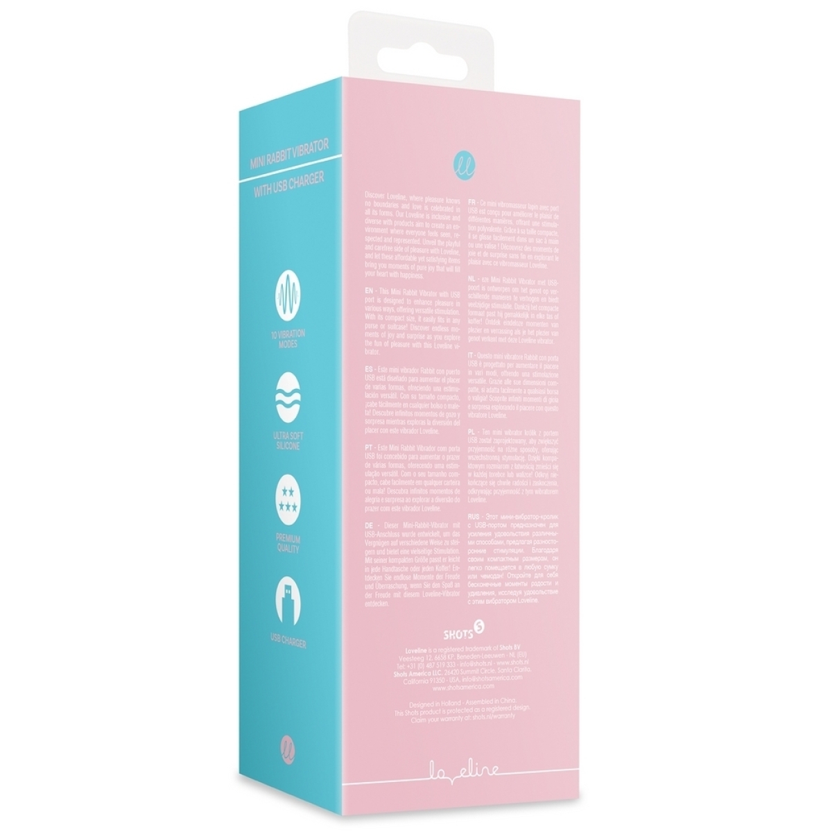 mini vibro little rabbit 13 x 25cm 2