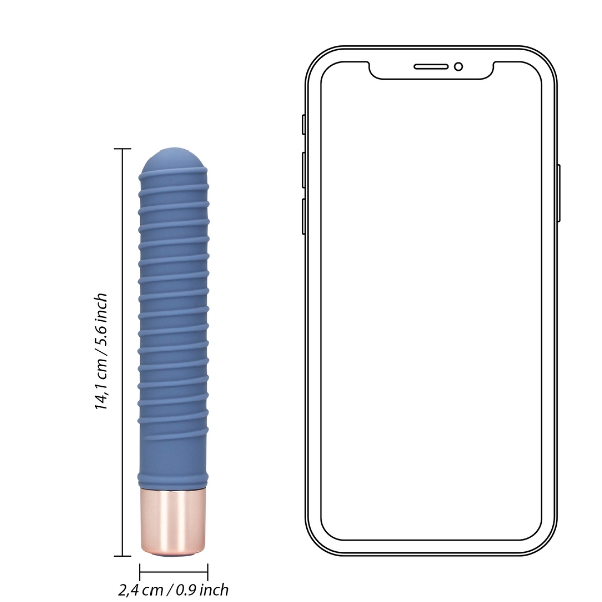mini vibro mikaido 12 x 25cm 7