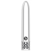 mini vibro shiny 11cm argente