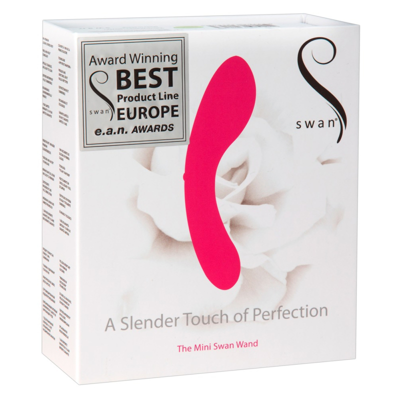 mini vibro swan 12cm rose 1