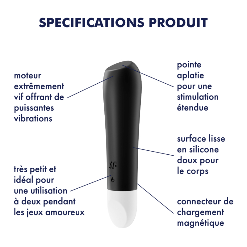 mini vibro ultra power bullet 2 satisfyer noir 7