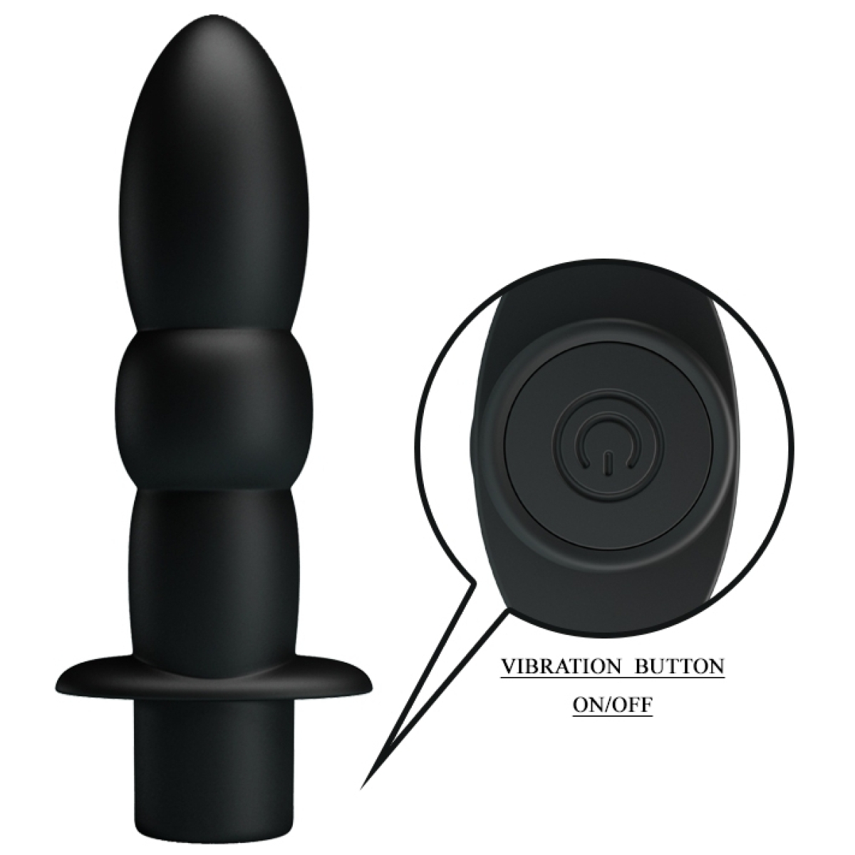 mini vibro wyatt pretty love 115 x 27 cm noir 6