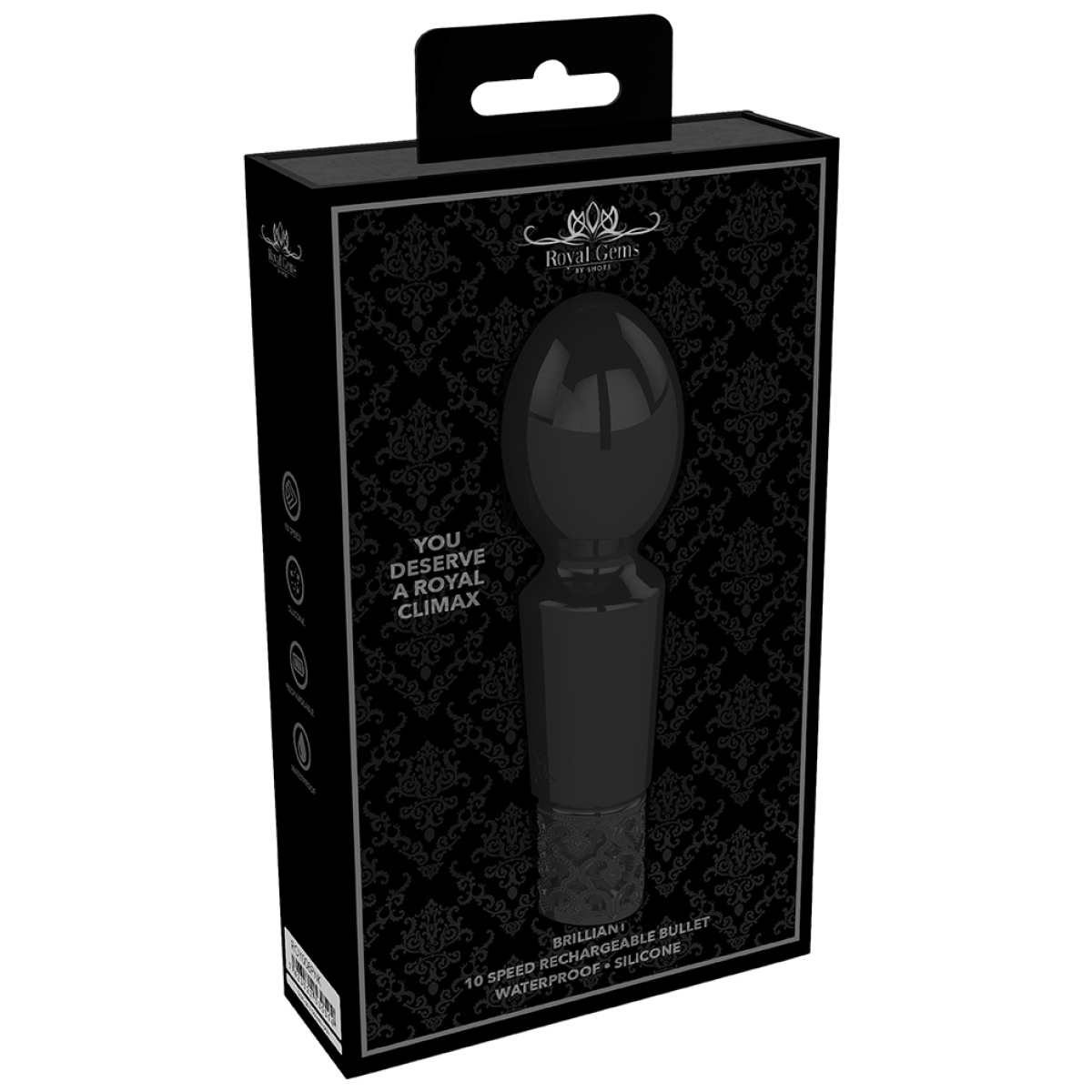 mini wand brilliant 12cm noir 1