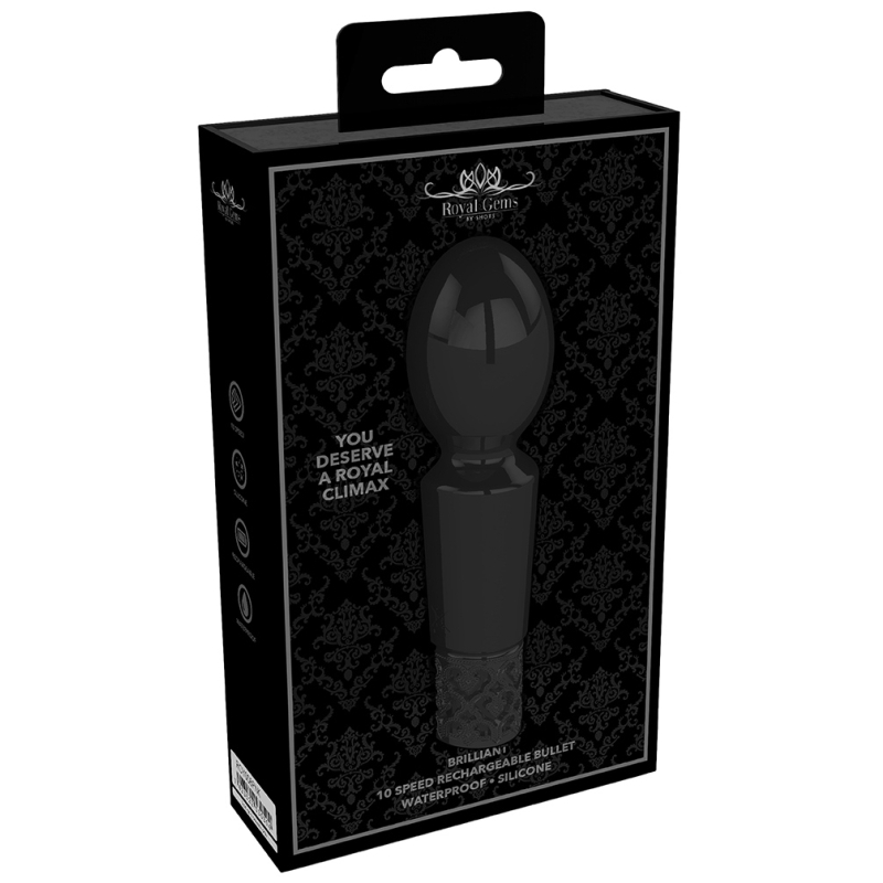 mini wand brilliant 12cm noir 1
