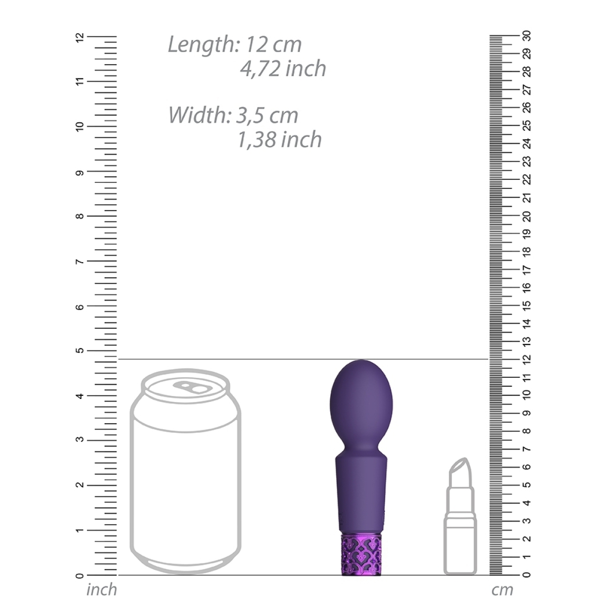 mini wand brilliant 12cm violet 3