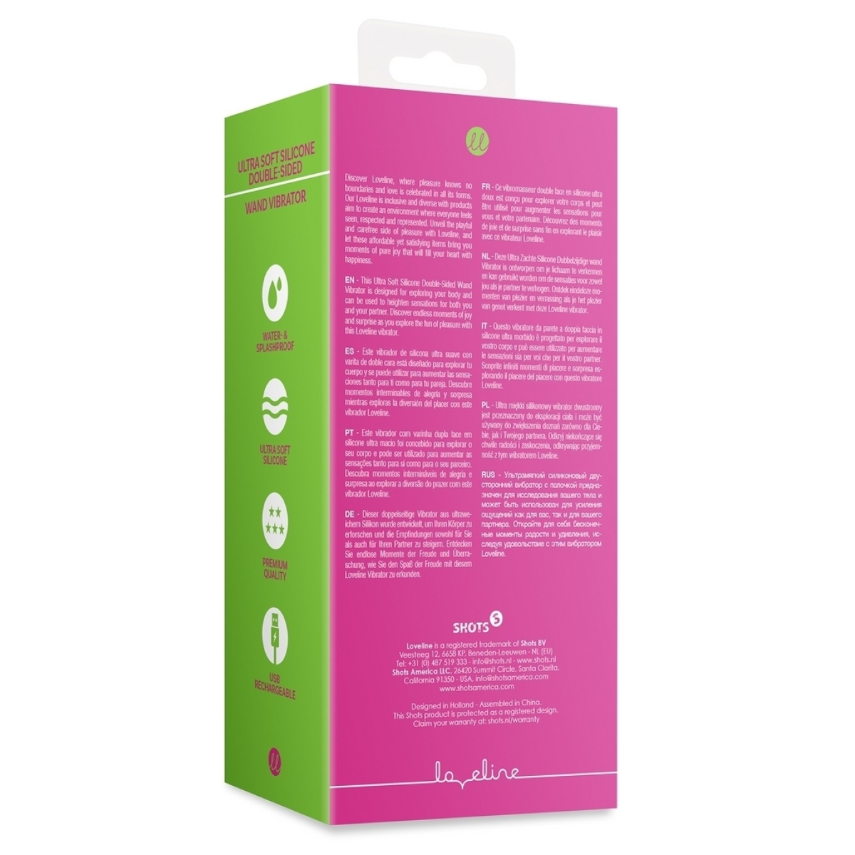 mini wand double side 16 cm rose 2