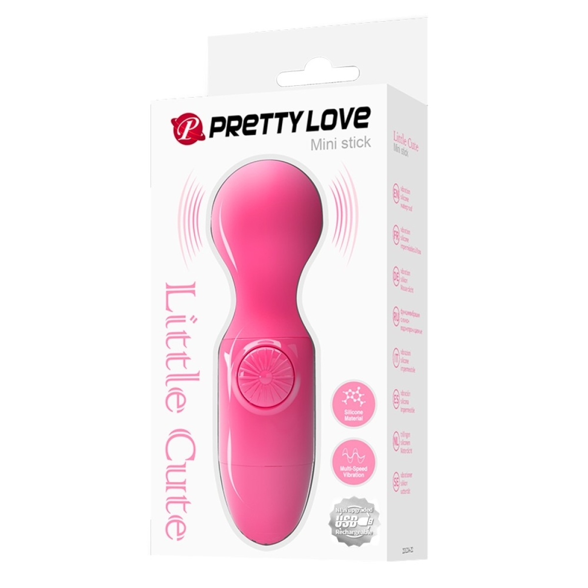 mini wand little cute pretty love 12cm rose fluo 1