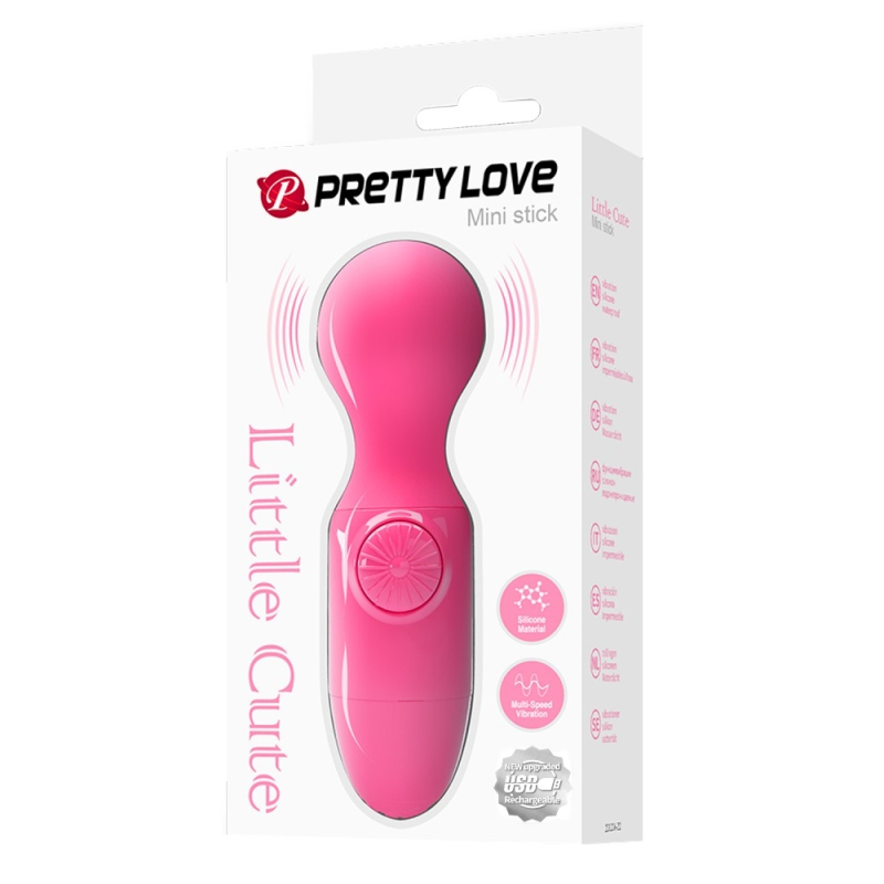 mini wand little cute pretty love 12cm rose fluo 1