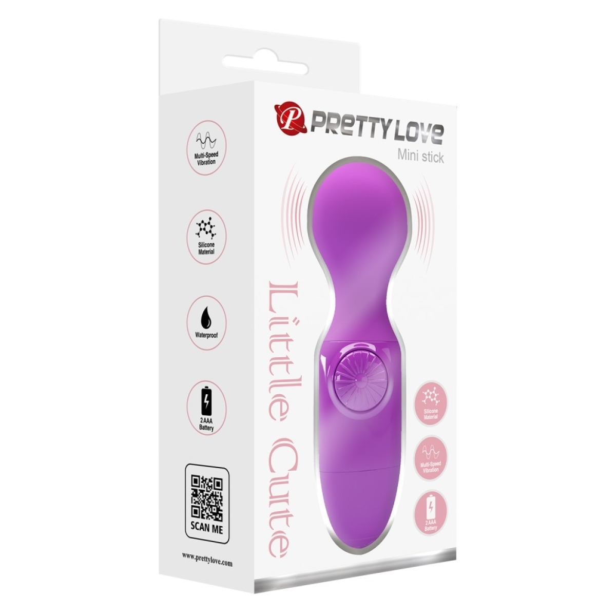 mini wand little cute pretty love violet 12cm 1