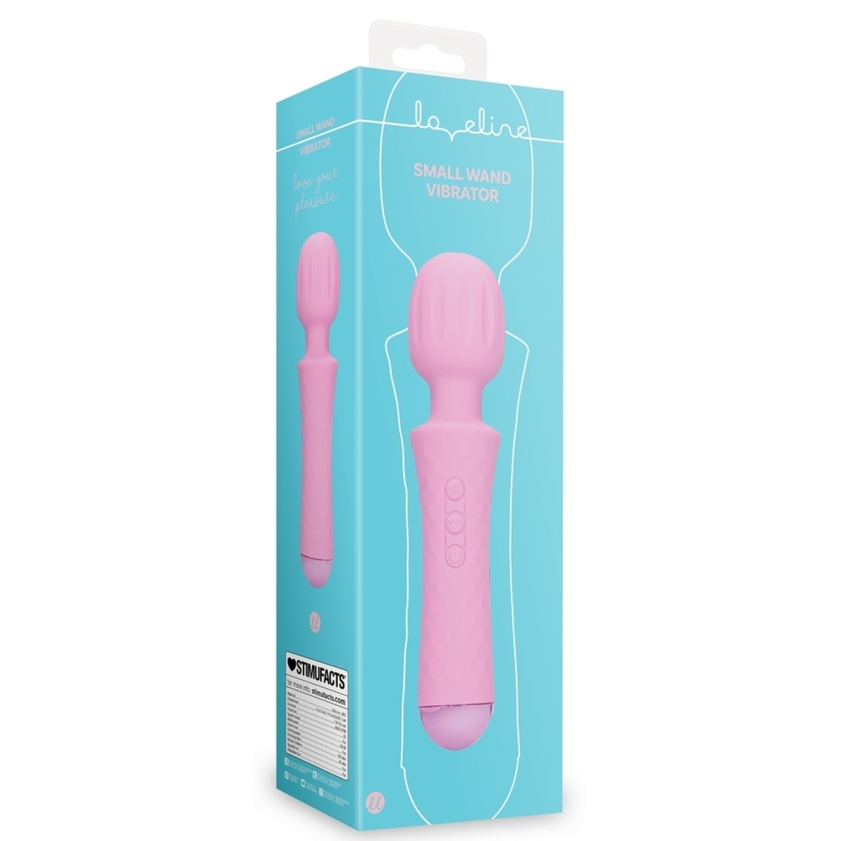 mini wand pinkie 20cm tete 46mm 1