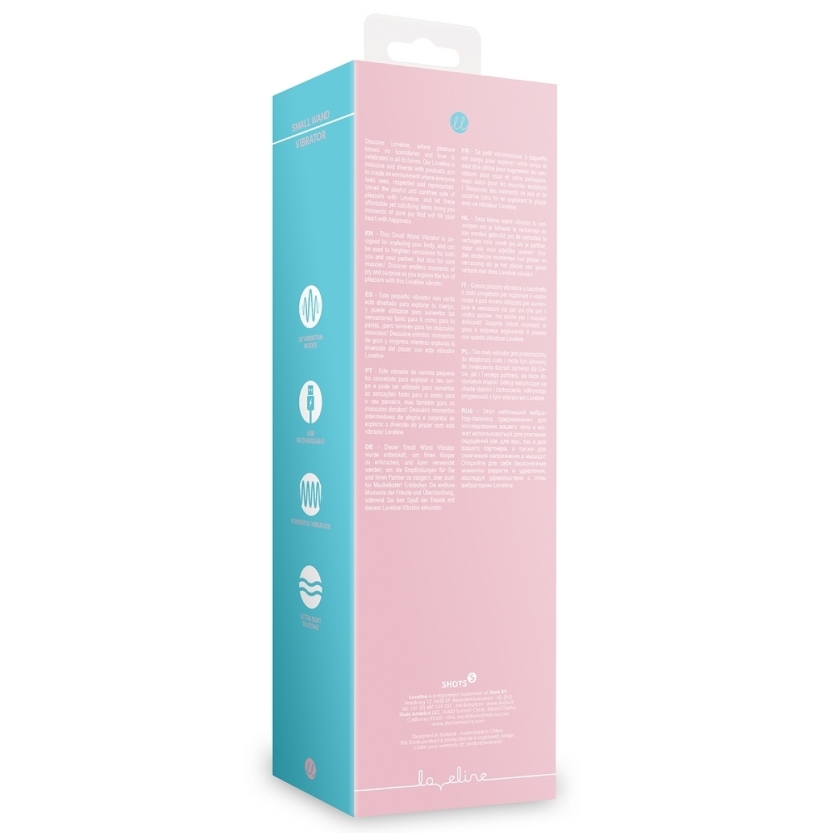 mini wand pinkie 20cm tete 46mm 2