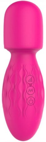 mini wand power magic 15cm tete 42mm rose
