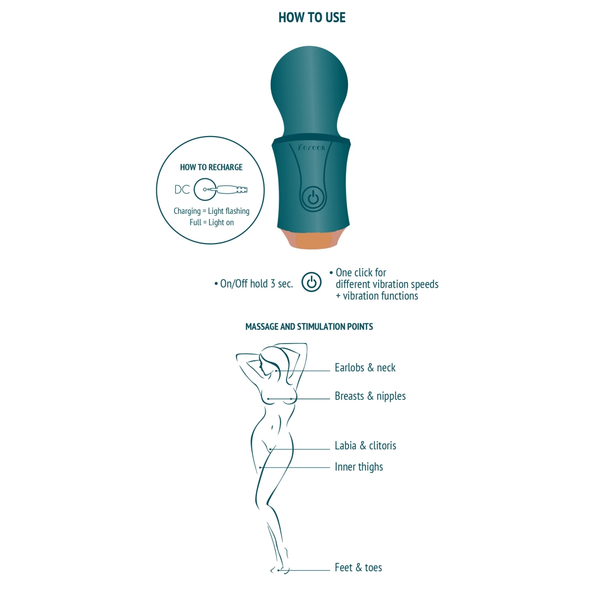 mini wand traveller wand 105cm vert 5