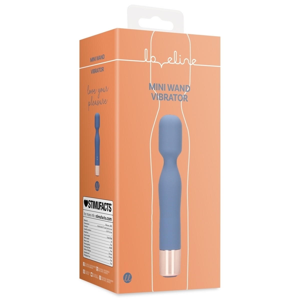 mini wand varita 14cm tete 25mm 1