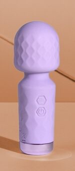 mini wand vibrator loveline 12 cm violet 4