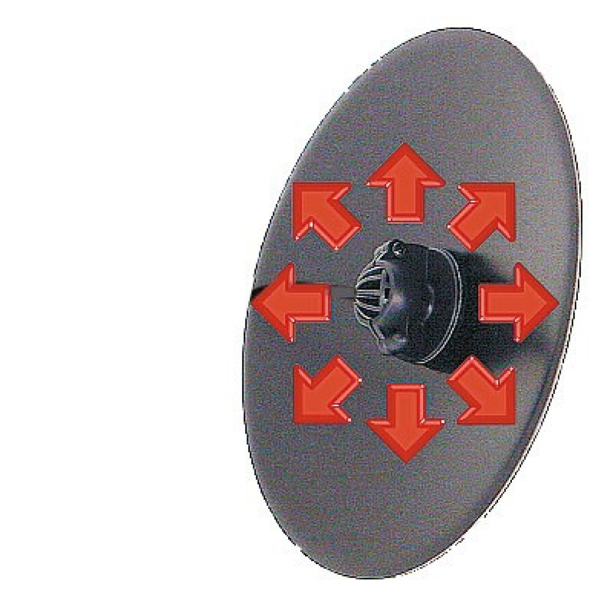 miroir pour sling portatif metal diam 40 incassable 6