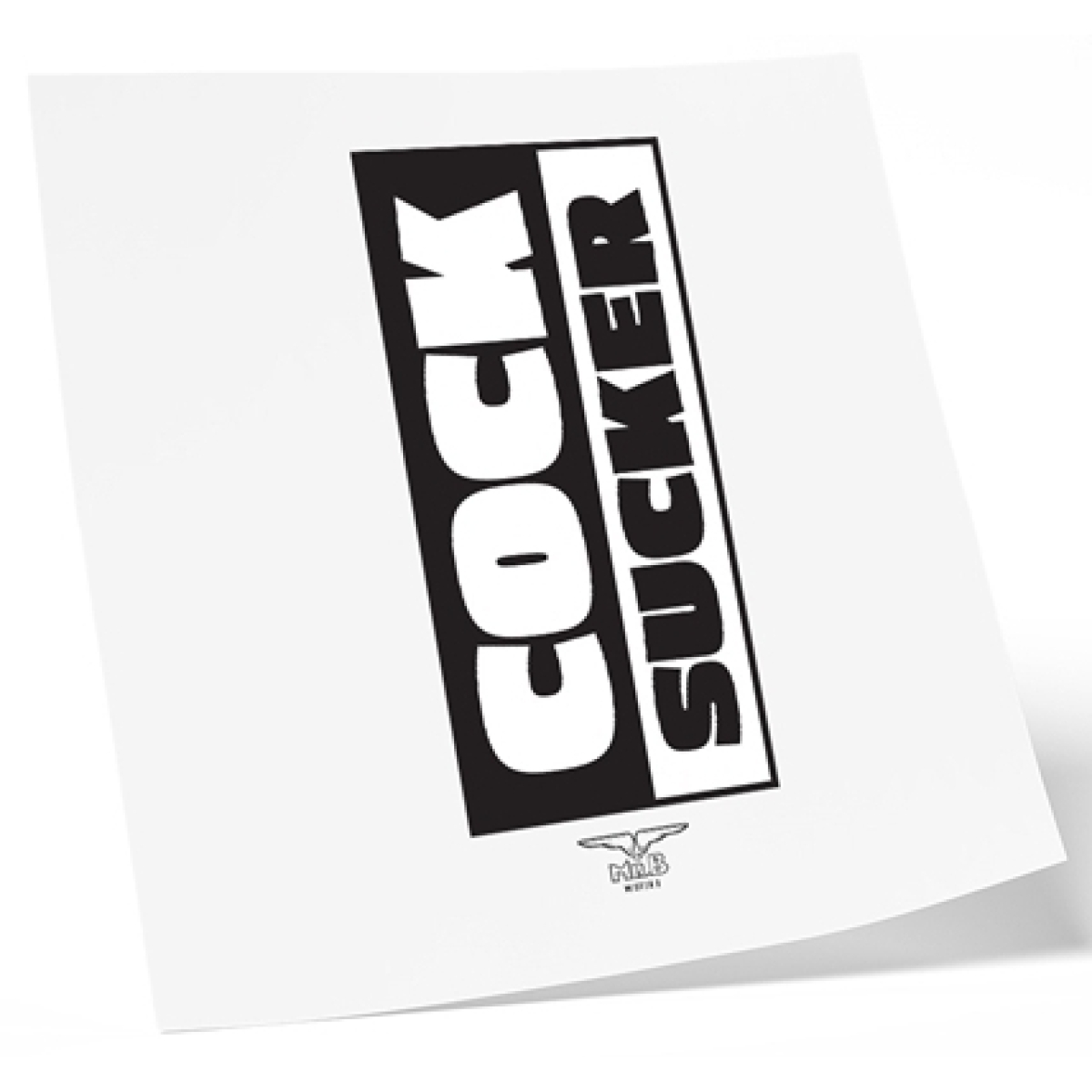 mister b temporary tattoo cock sucker 1