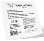 mister b temporary tattoo pride flag 2