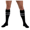 mister b urban football socks with pocket black