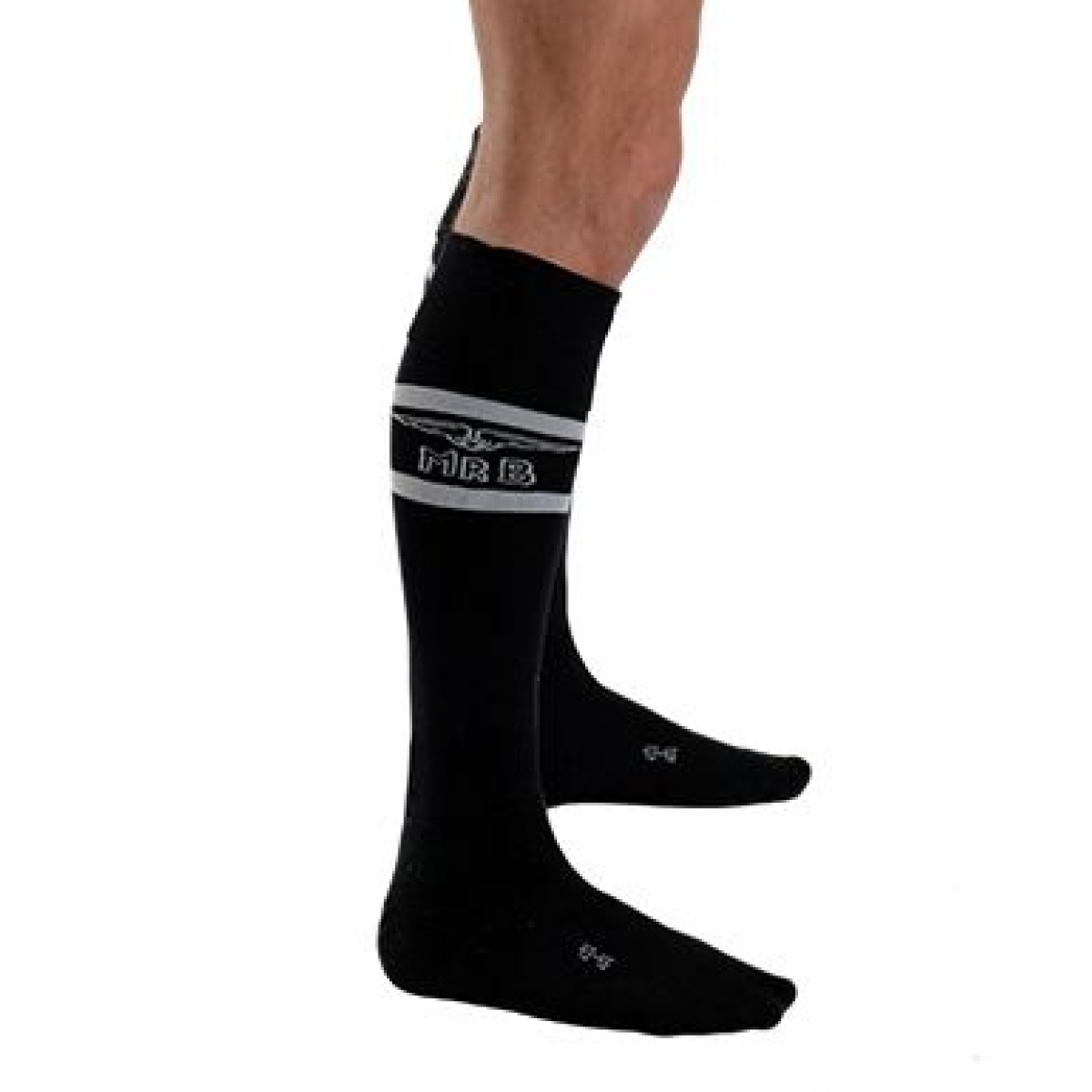 mister b urban football socks with pocket black 2