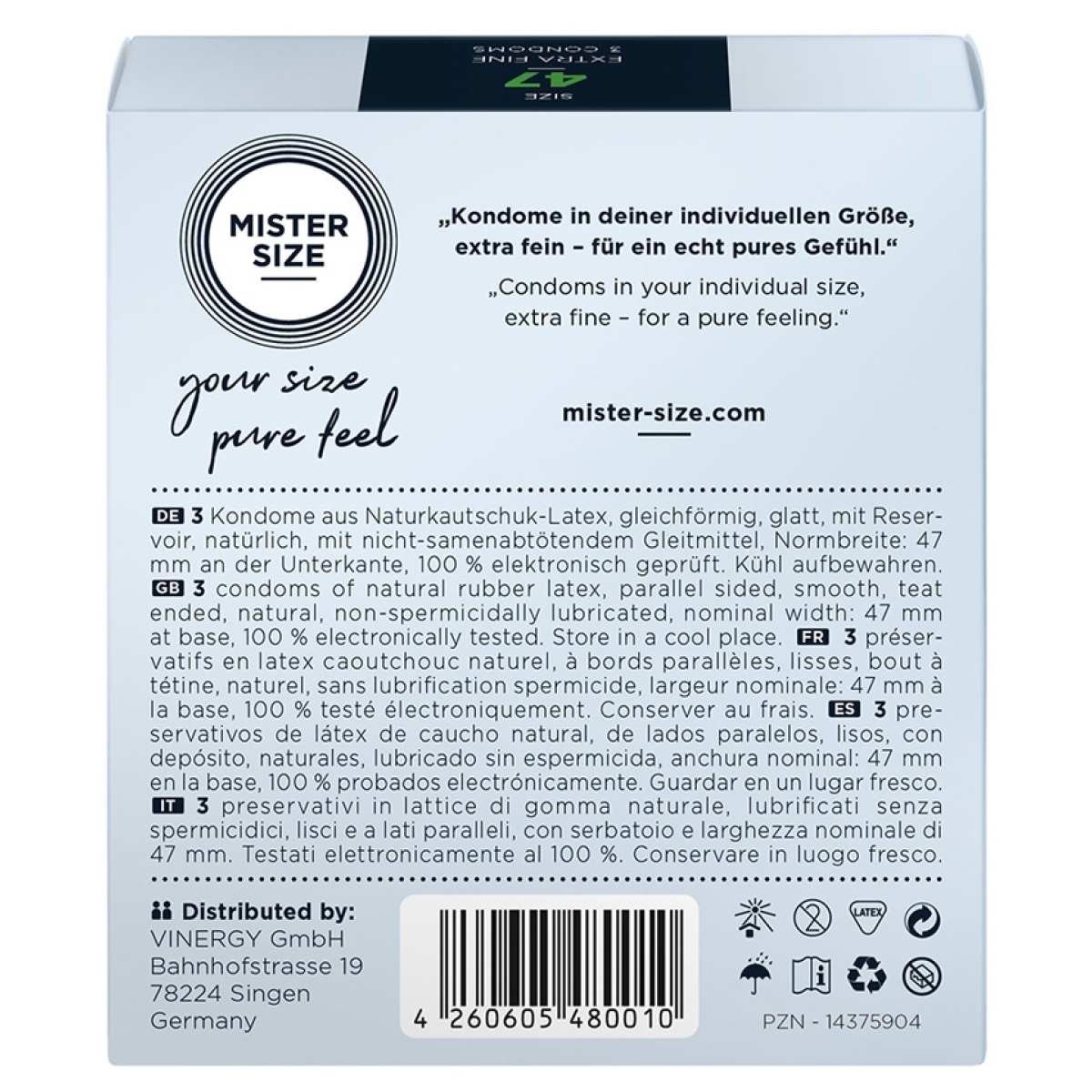 mister size pure feel 47 mm 3 pack 1