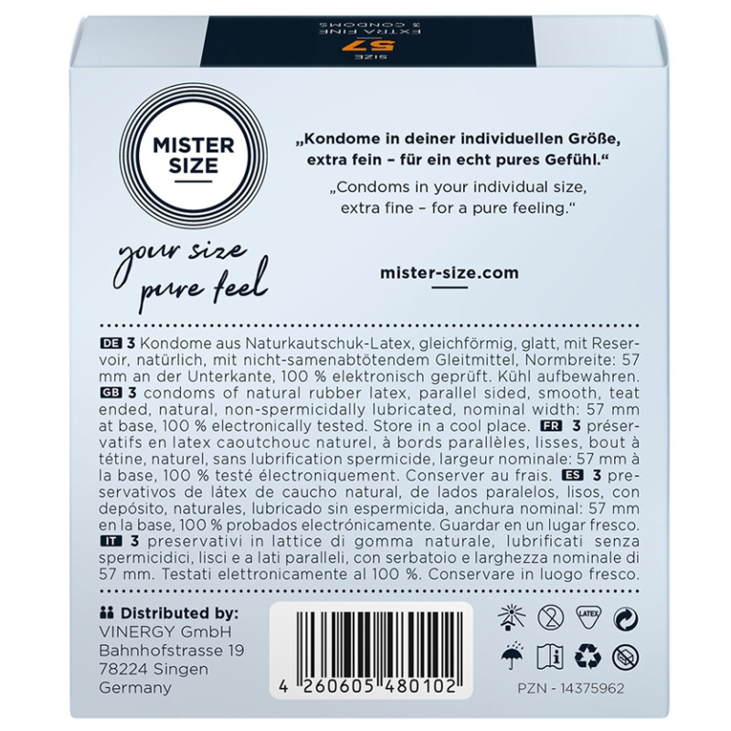 mister size pure feel 57 mm 3 pack 1