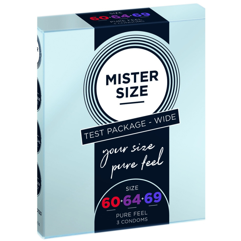 mister size pure feel 60 64 69 mm 3 pack tester
