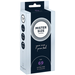 mister size pure feel 69 mm 10 pack