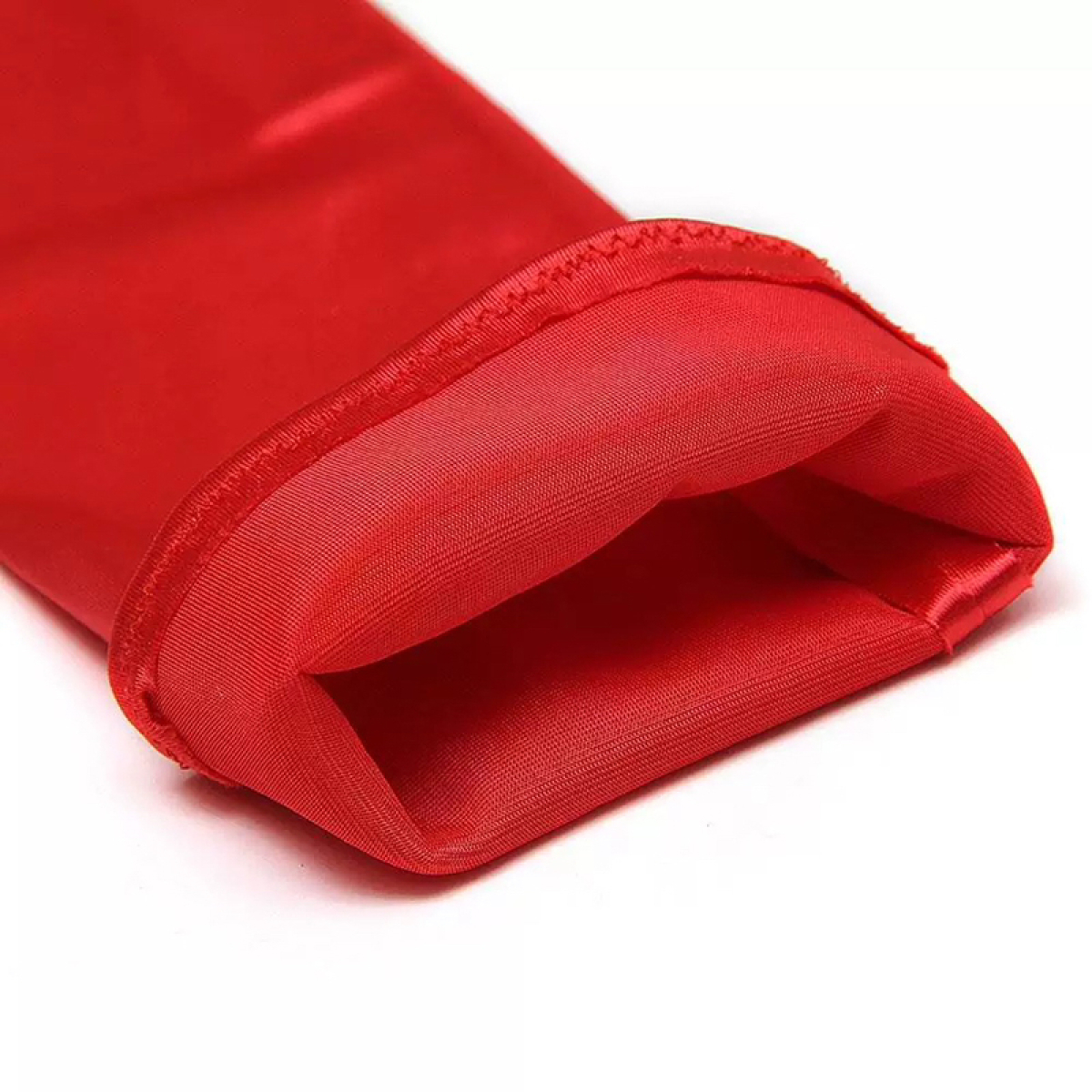 mitaines longues satin gloves rouges 5