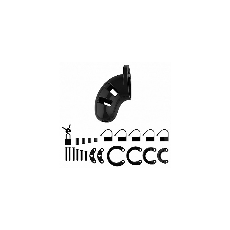 model 01 chastity 35 cock cage black 2