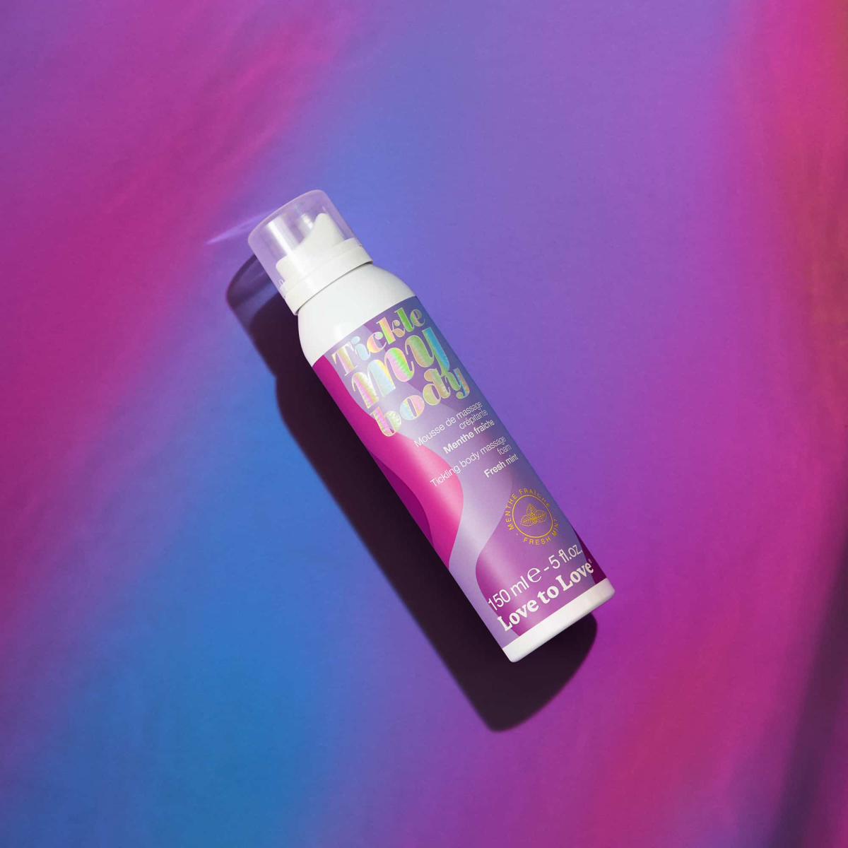 mousse de massage crepitante tickle my body menthe 150ml 1