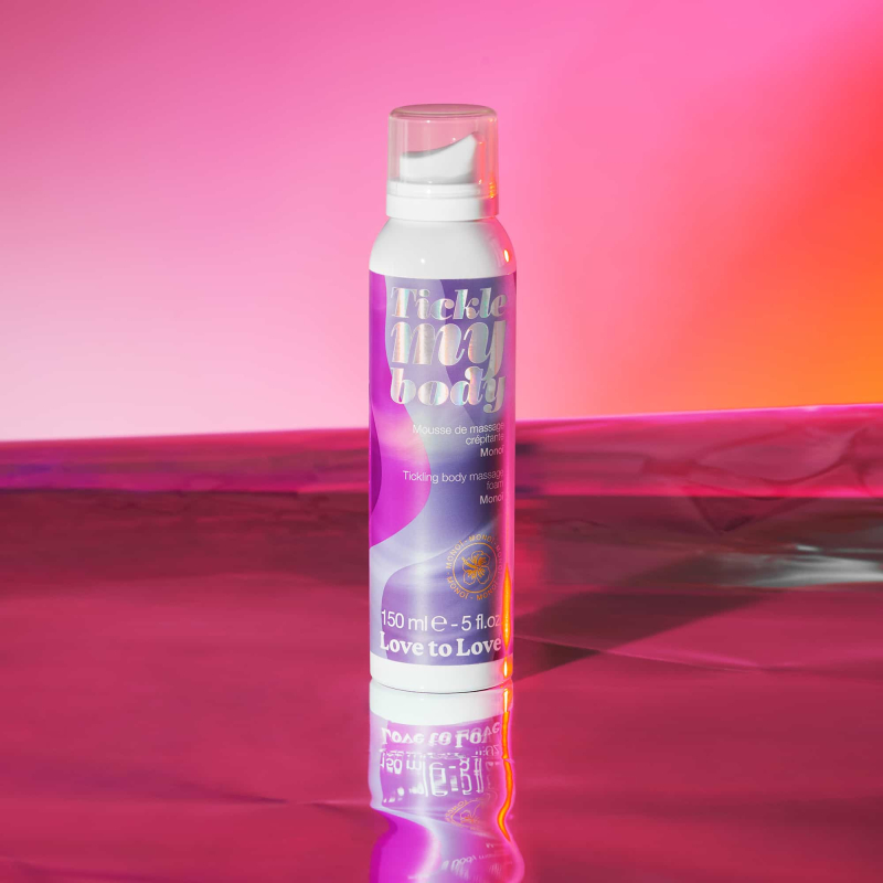 mousse de massage crepitante tickle my body monoi 150ml 1