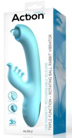 murly soft massaging ball 360 con vibracin doble 3 motores 1