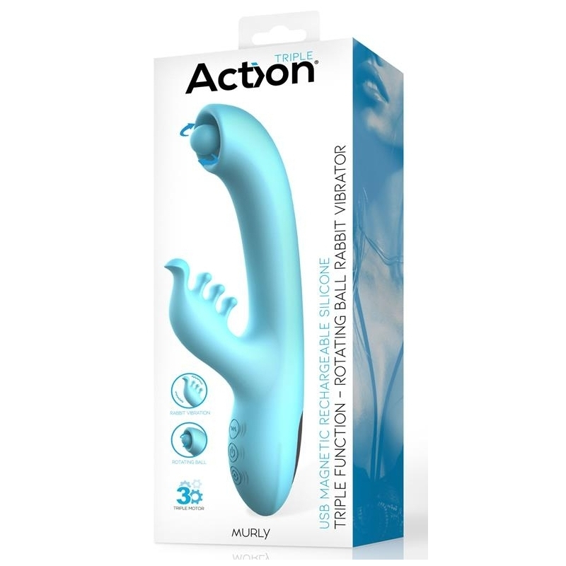 murly soft massaging ball 360 con vibracin doble 3 motores 1