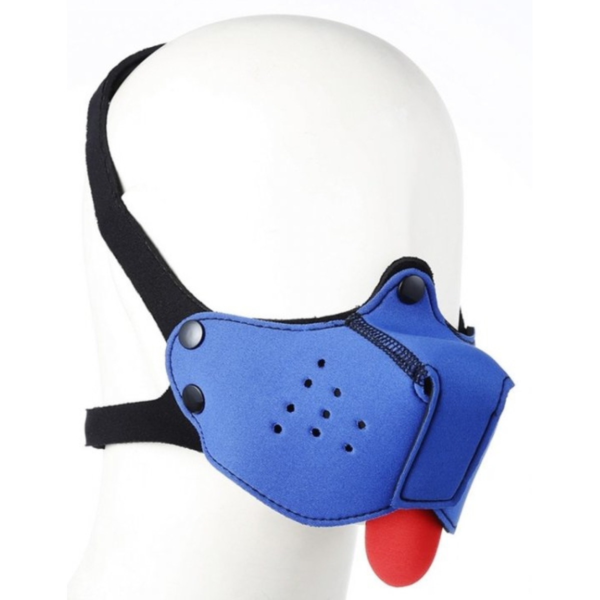 museau langue neoprene puppy bleu
