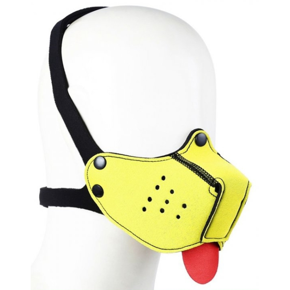 museau langue neoprene puppy jaune