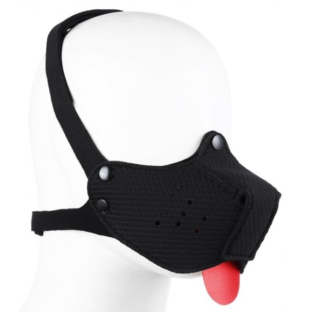 museau langue neoprene puppy noir