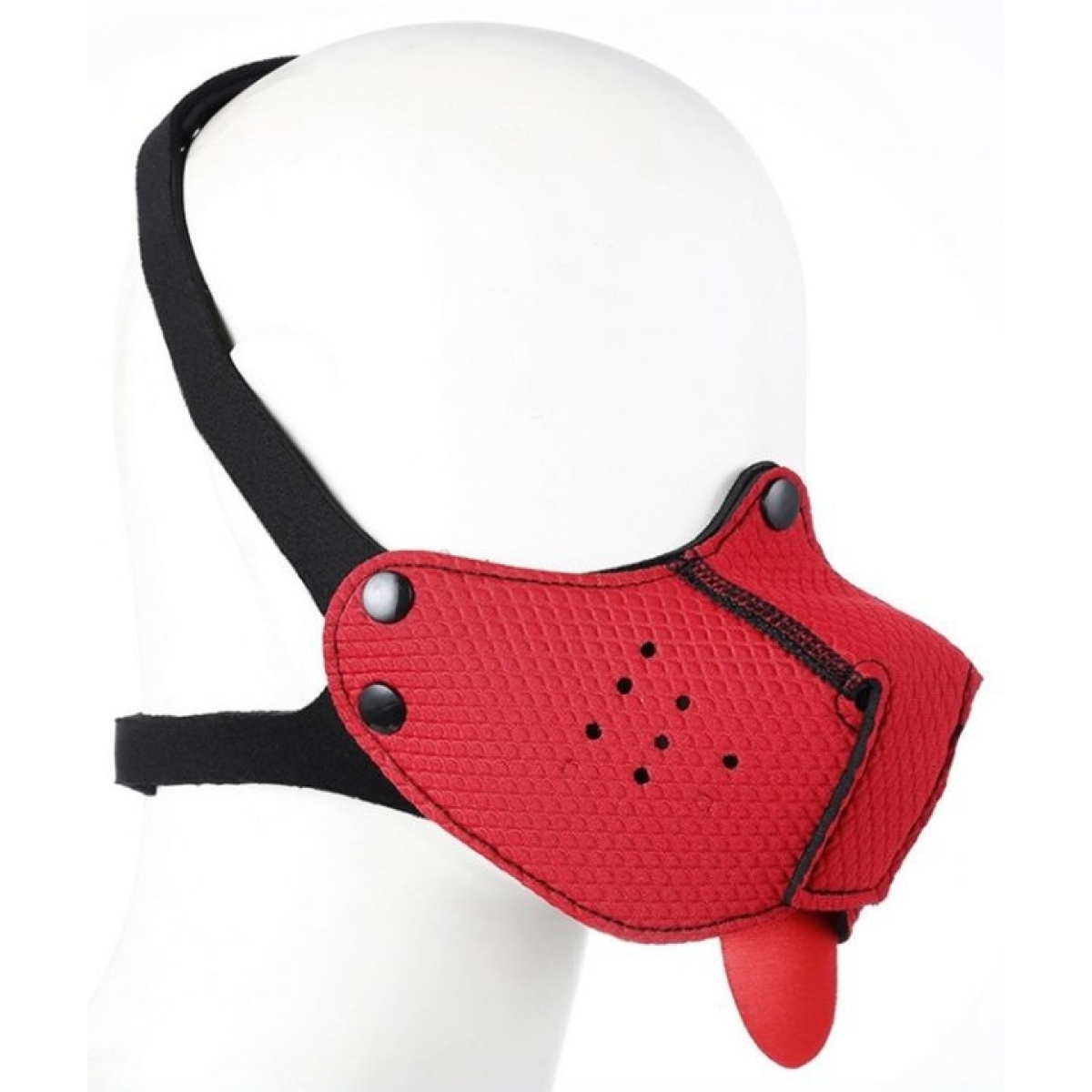 museau langue neoprene puppy rouge