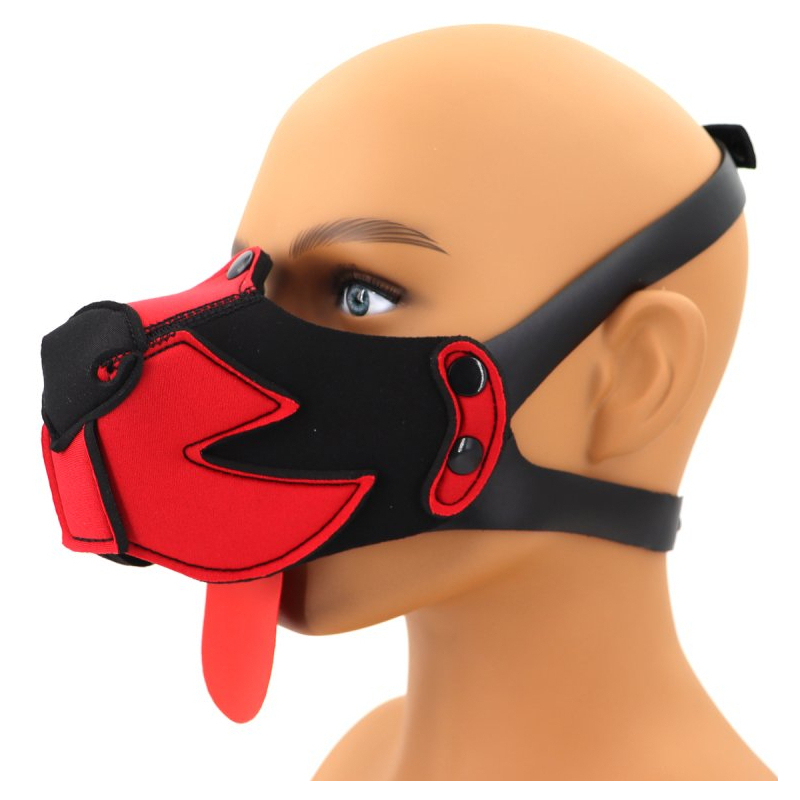 museau puppy muz noir rouge