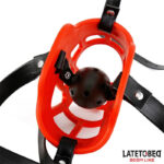 museliere avec baillon boule muzzgag rouge 4