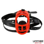 museliere avec baillon boule muzzgag rouge 5