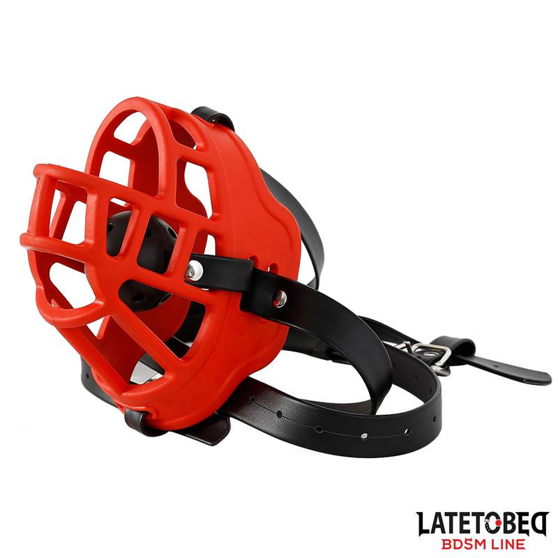 museliere avec baillon boule muzzgag rouge 9