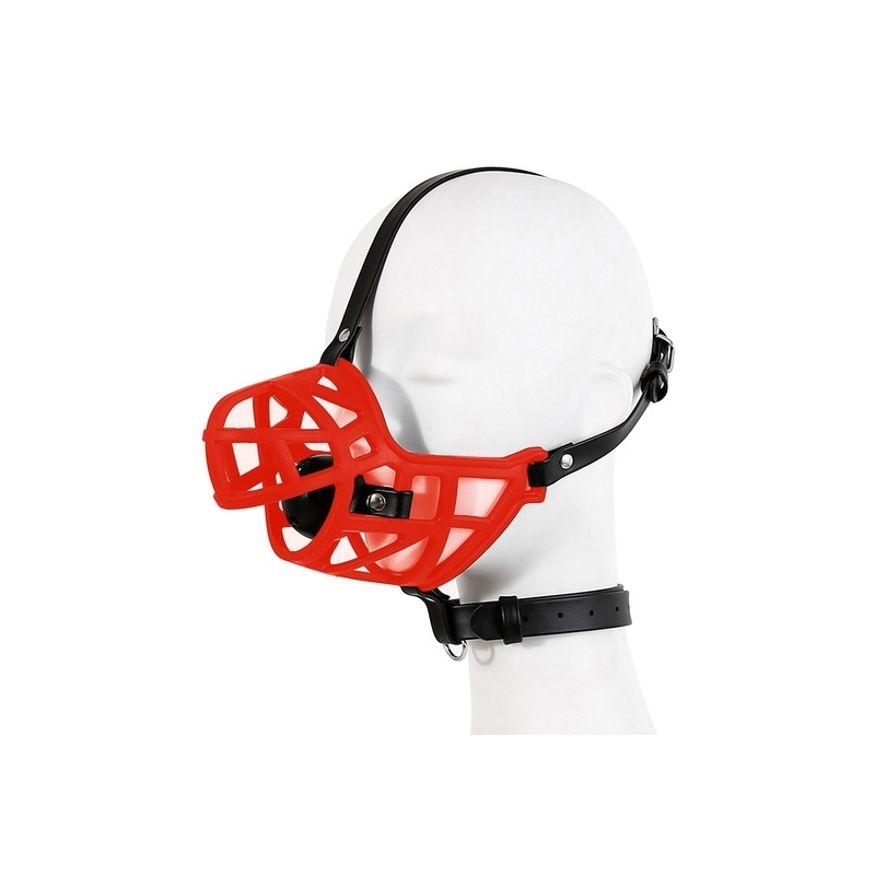 museliere sm muzzle strap rouge