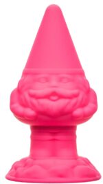 naughty bits anal gnome gnome butt plug pink