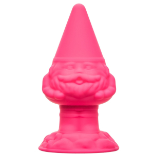 naughty bits anal gnome gnome butt plug pink