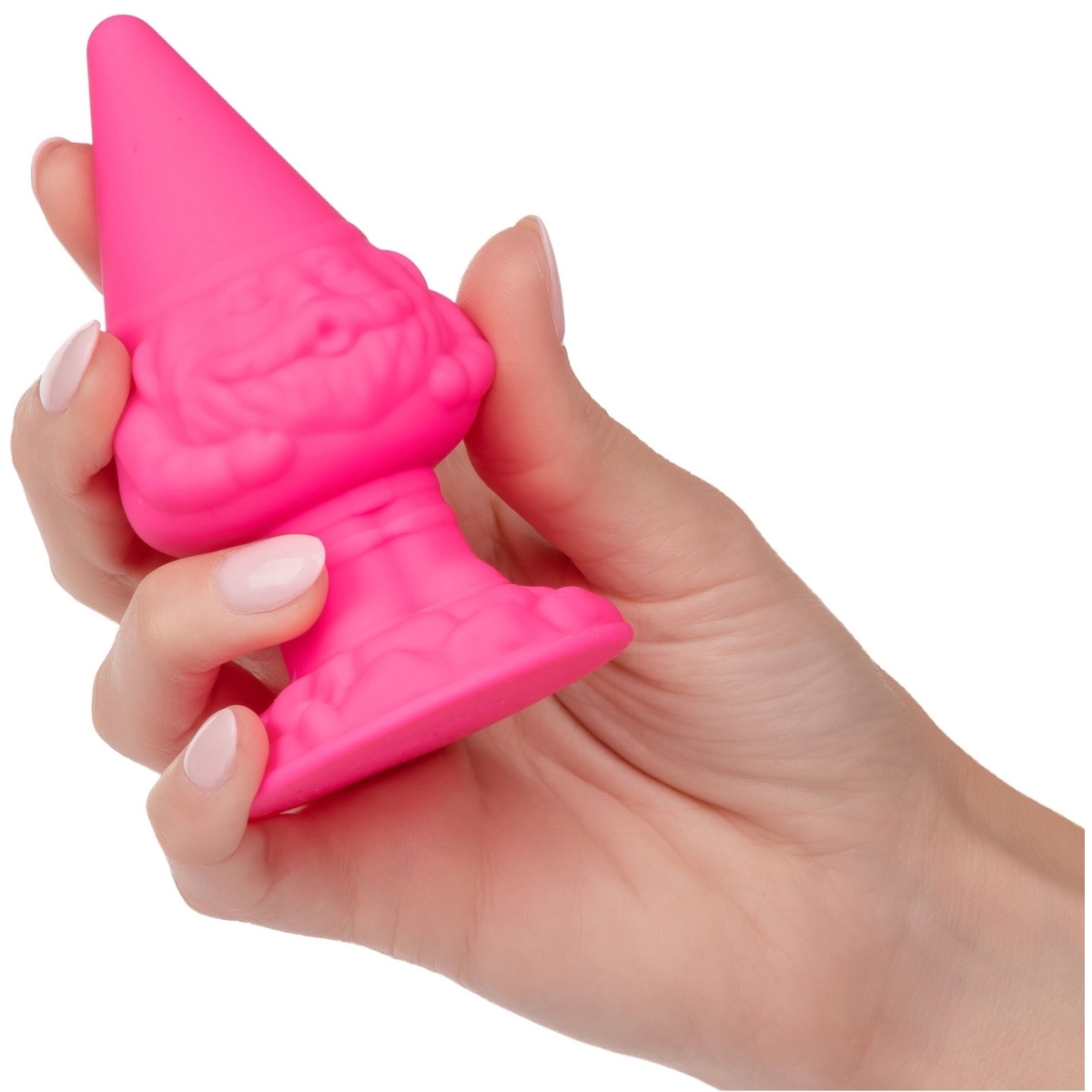naughty bits anal gnome gnome butt plug pink 8