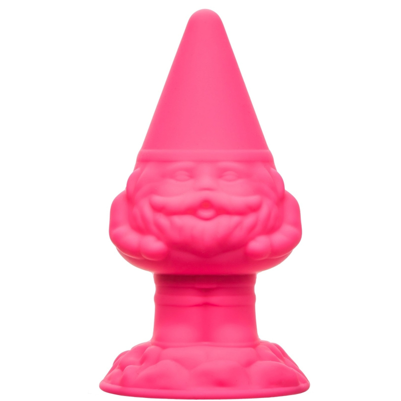 naughty bits anal gnome gnome butt plug pink