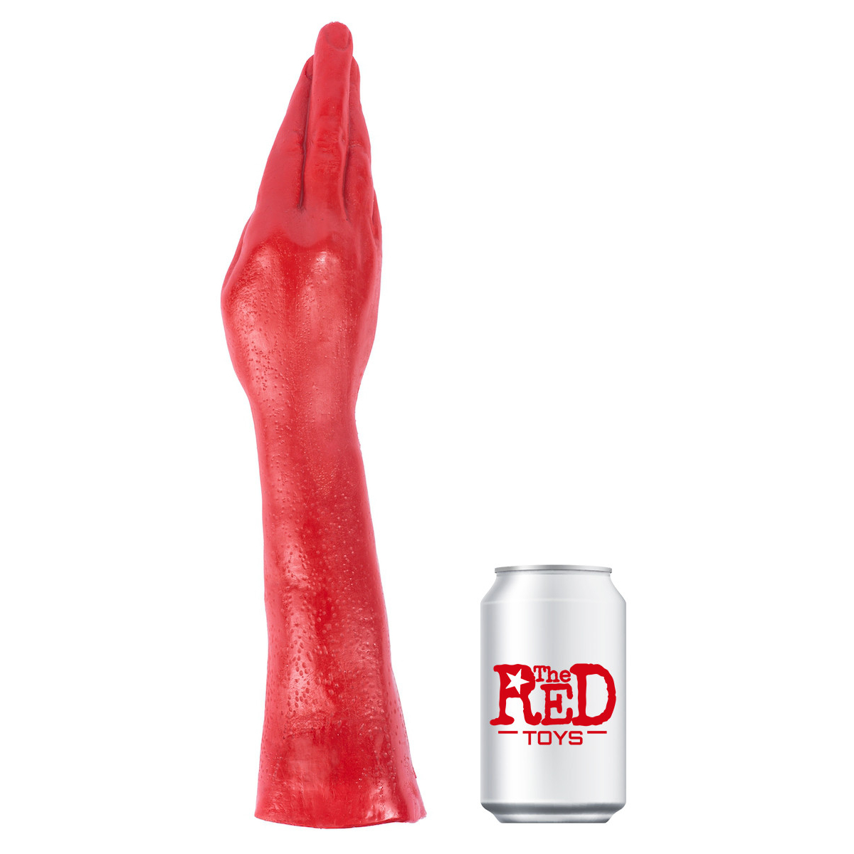 naughty hand 33 x 8 cm rouge