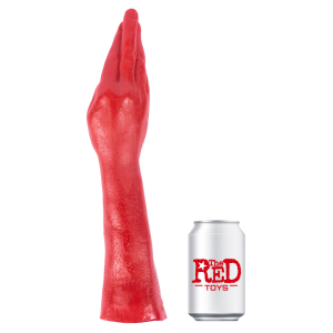 naughty hand 33 x 8 cm rouge